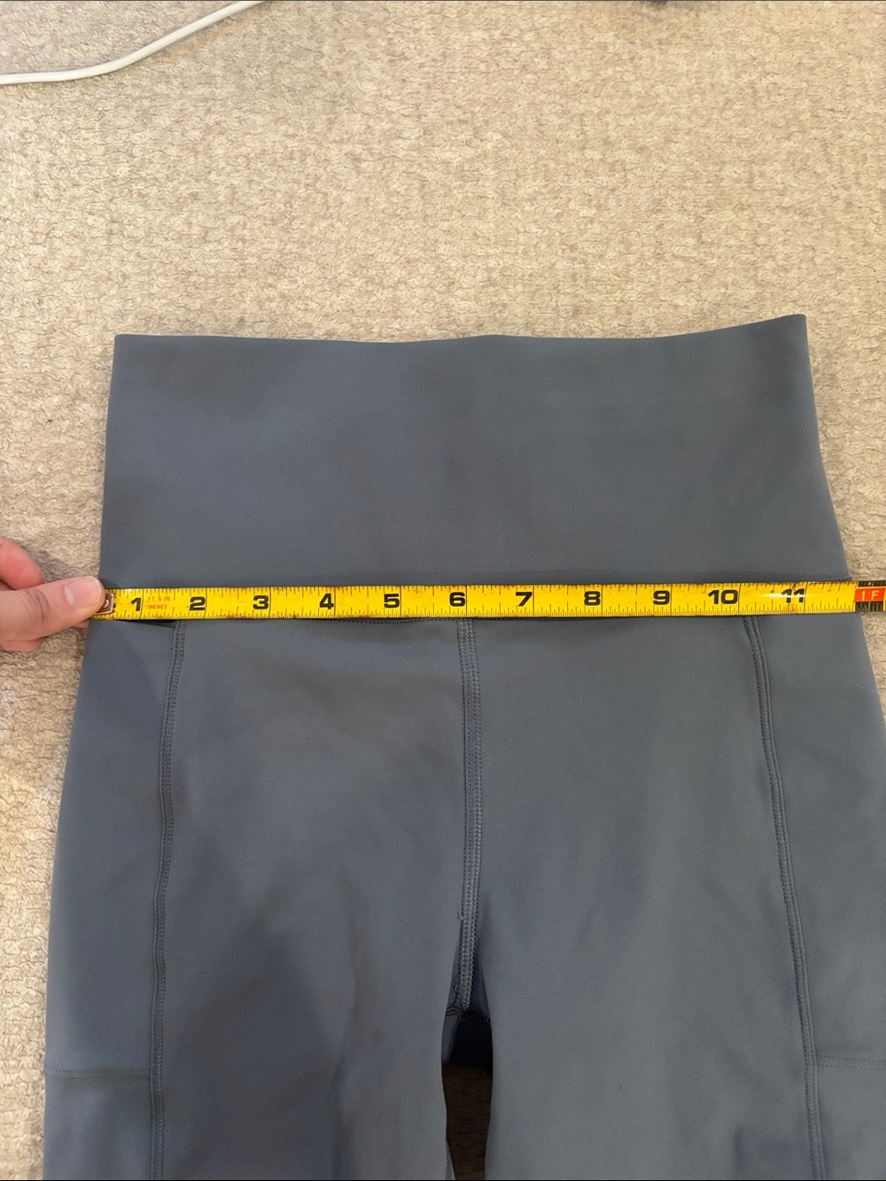 Vuori Slate gray/blue Bike Shorts with Matching Quarter-Zip Top - Picture 6 of 8